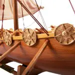 B028 Drakkar Viking Historic Boat Model 